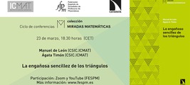 Ciclo de conferencias Miradas Matemáticas: La engañosa sencillez de los triángulos