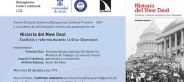 Madrid. Presentación de Historia del New Deal