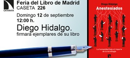 Feria del Libro de Madrid: Diego Hidalgo firmará ejemplares de su libro