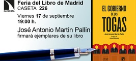 Feria del Libro de Madrid: José Antonio Martín Pallín firmará ejemplares de su libro
