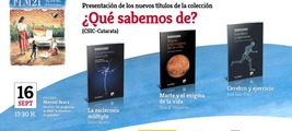 Presentación de 'La esclerosis múltiple', 'Marte, el enigma de la vida' y 'Cerebro y ejercicio'.