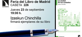 Feria del Libro de Madrid: Izaskun Chinchilla firmará ejemplares de 'La ciudad de los cuidados'