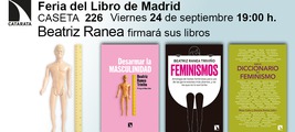 Feria del Libro de Madrid: Beatriz Ranea Triviño firmará sus libros