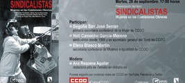 Presentación online de 'Sindicalistas. Mujeres en las Comisiones Obreras'