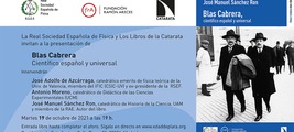 Madrid: Presentación de 'Blas Cabrera. Científico español y universal'