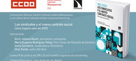 Madrid: presentación de 'Los sindicatos y el nuevo contrato social'