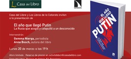 Barcelona: presentación de 'El año que llegó Putin'