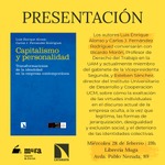 Madrid: presentación de 'Capitalismo y personalidad'