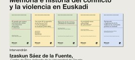Bilbao: presentación de la colección 'Memoria e historia del conflicto y la violencia en Euskadi'