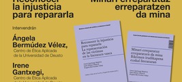 Donostia - San Sebastián: presentación de 'Reconocer la injusticia para repararla'