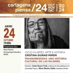 ​Cartagena: presentación de 'Transgresoras. Una historia cultural de las mujeres'