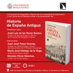 Salamanca: presentación de 'Historia de España Antigua'