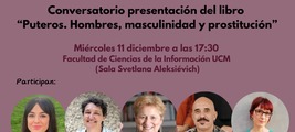 Madrid: presentación de 'Puteros. Hombres, masculinidad y prostitución'