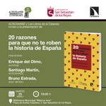 San Sebastián de los Reyes: presentación de '20 razones para que no te roben la historia de España' 