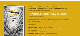 Presentación de 'Memorias del terrorismo en España'.